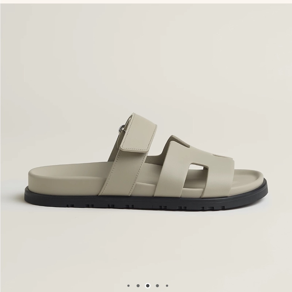 Hermes Chypre Sandals in Beige Esquisse size 38 - Picture 4 of 16
